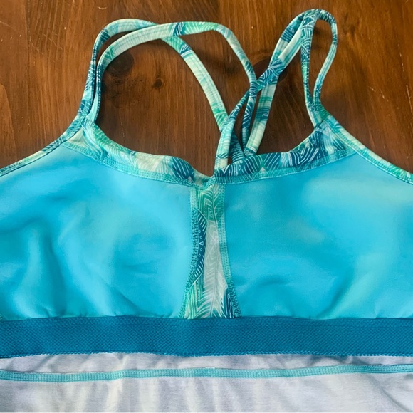 MARMOT Turquoise Strapy Dress with shelf bra, Large. - Picture 6 of 11